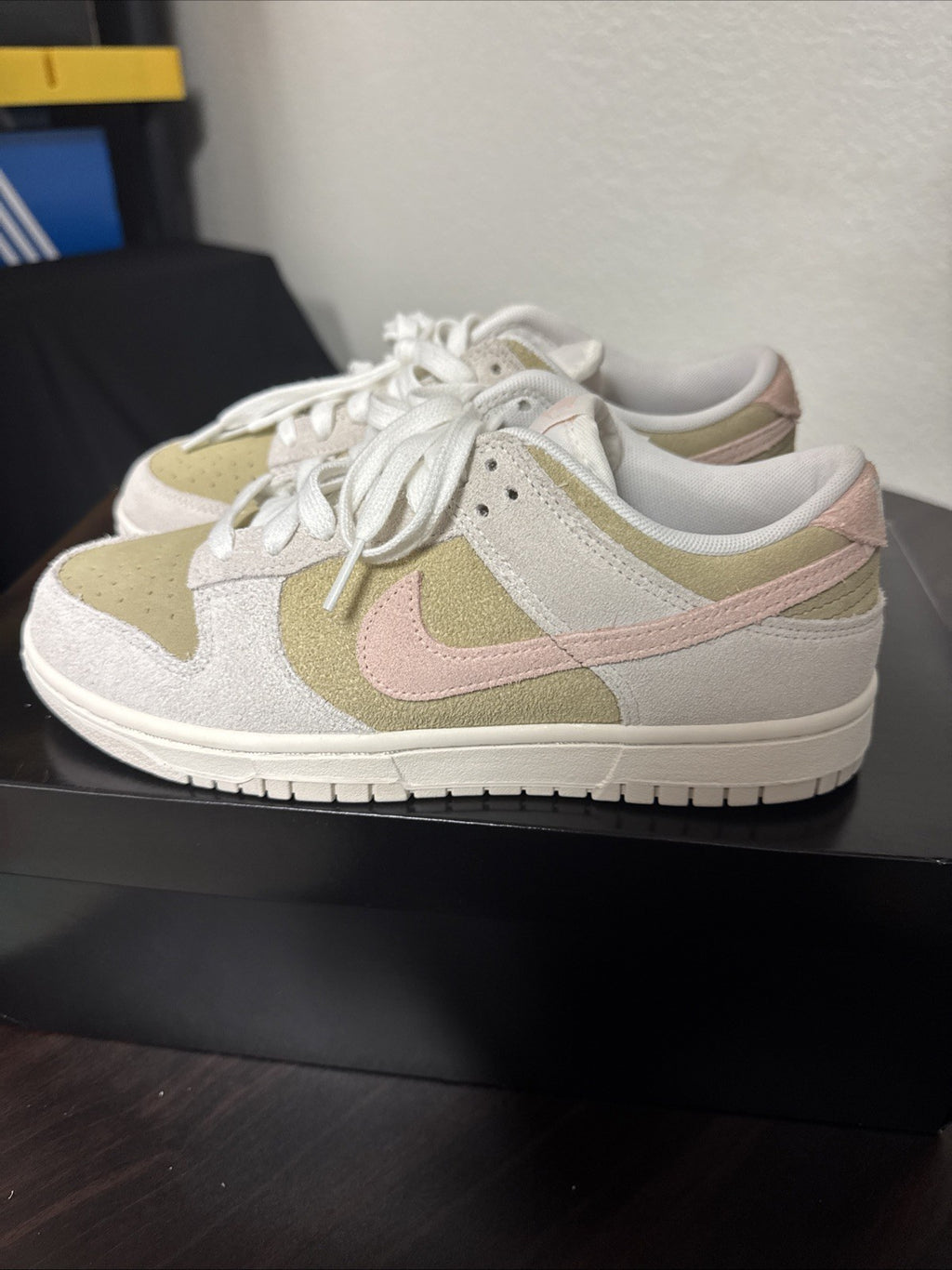Size 8 W - Nike Dunk Low 'Phantom Washed Coral' Women's Shoes  |   No Box