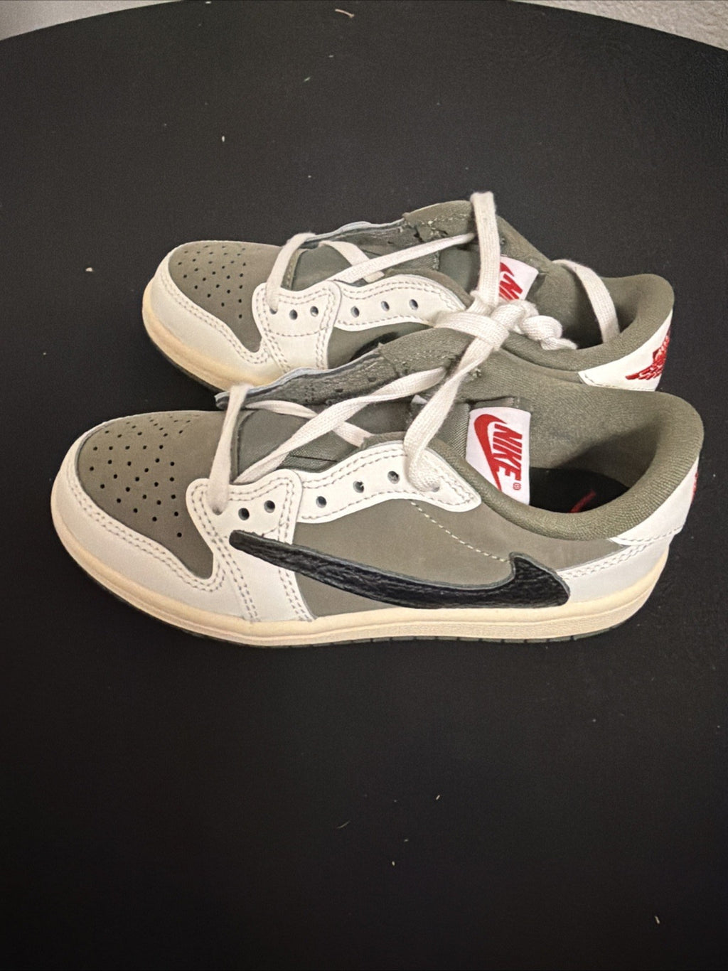 Air Jordan 1 Retro Low OG SP (PS) Travis Scott Medium Olive DO5442-200 Size 12c