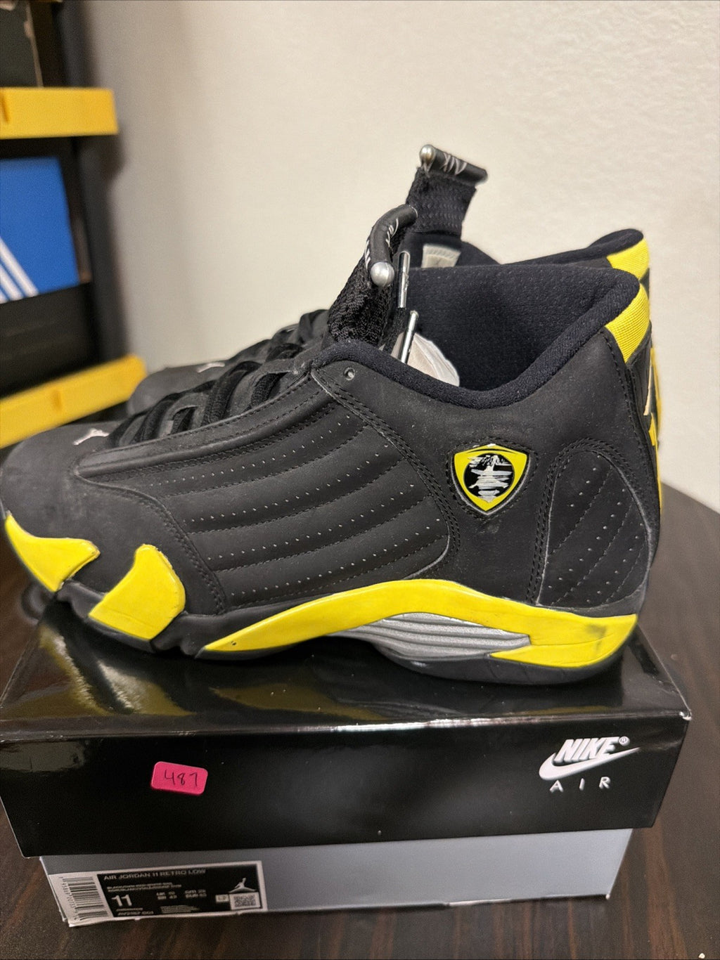 Size 9.5 - Air Jordan 14 Retro Thunder