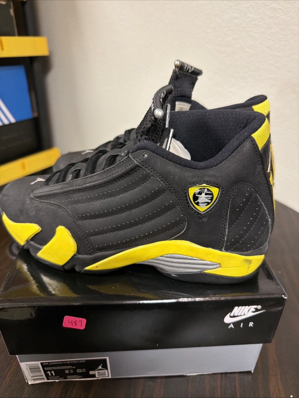 Size 9.5 - Air Jordan 14 Retro Thunder