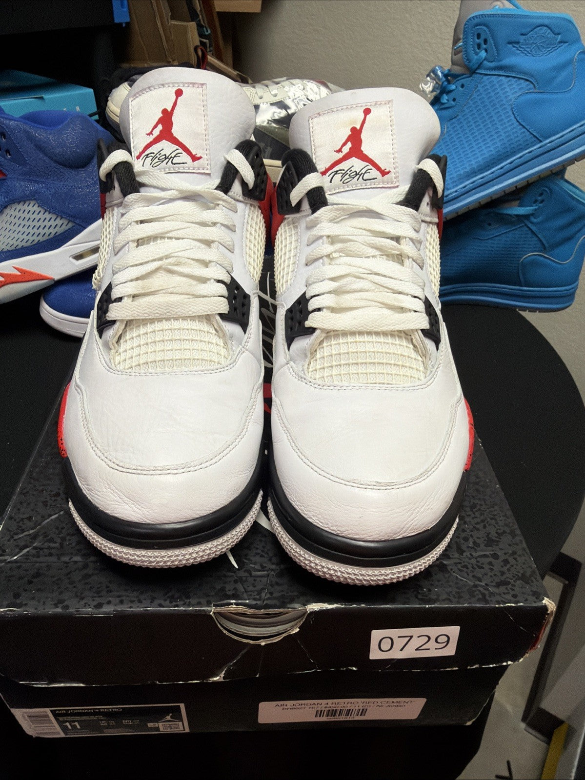 Size 11 - Jordan 4 Retro Mid Red Cement