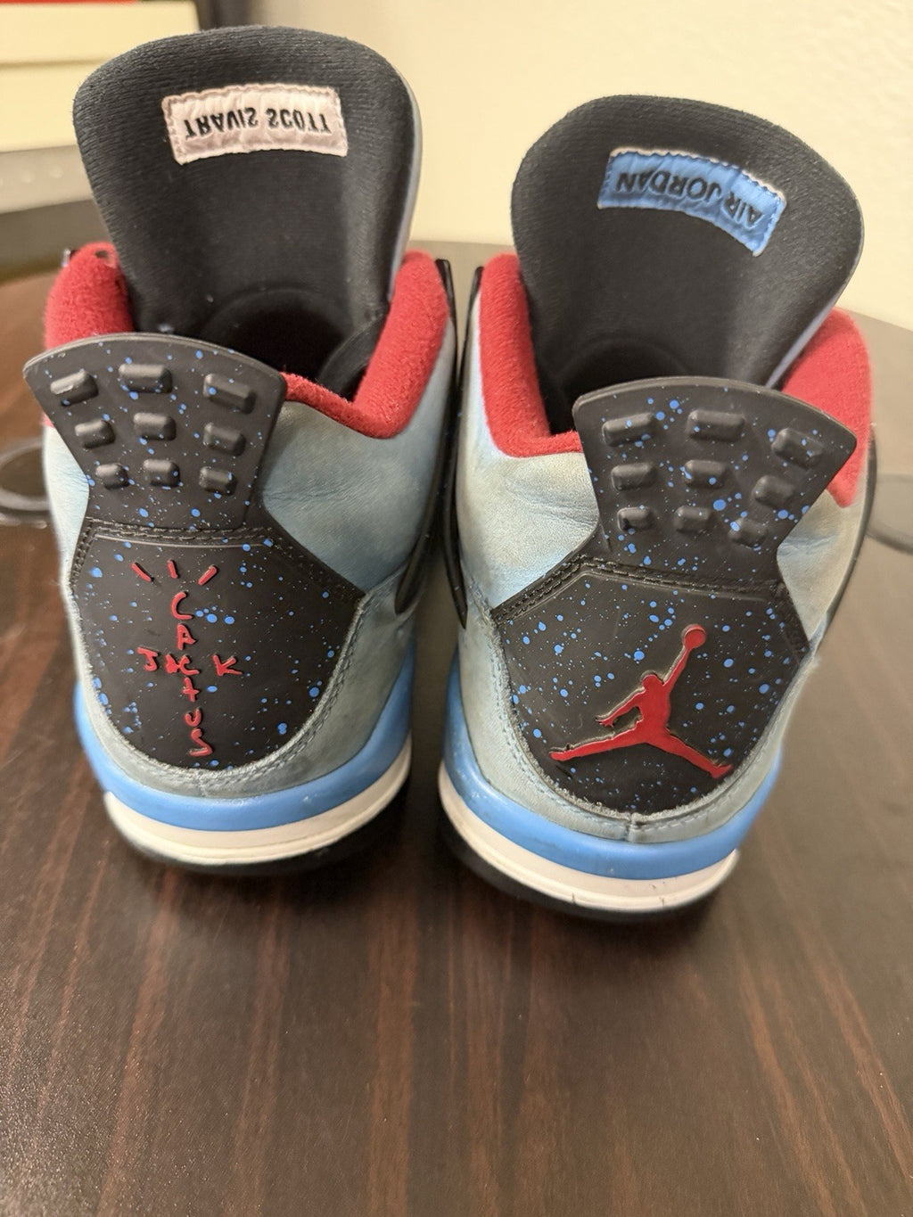 Size 9.5 – Air Jordan 4 Retro Travis Scott Cactus Jack 2018 308497-406 Authentic