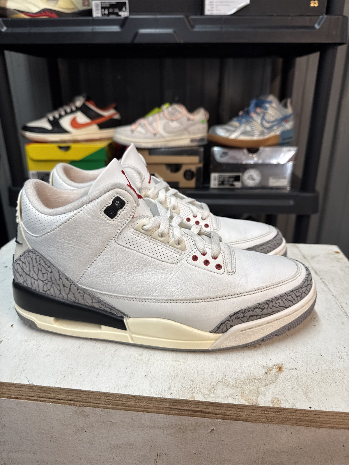 Size 11 -Jordan Air Jordan 3 Retro White Cement | No Box