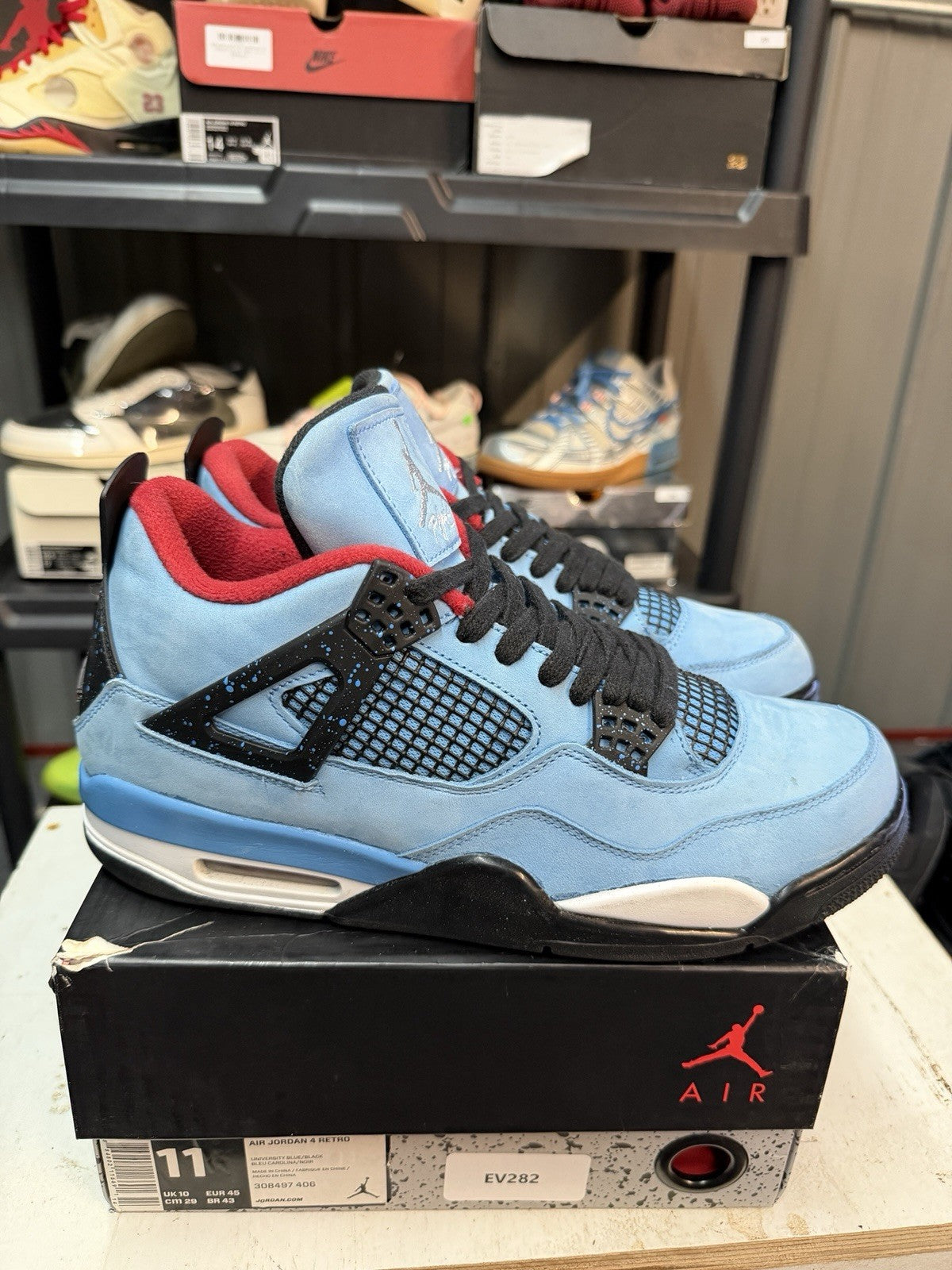 Nike Jordan 4 Retro x Travis Scott Cactus Jack SIZE 11