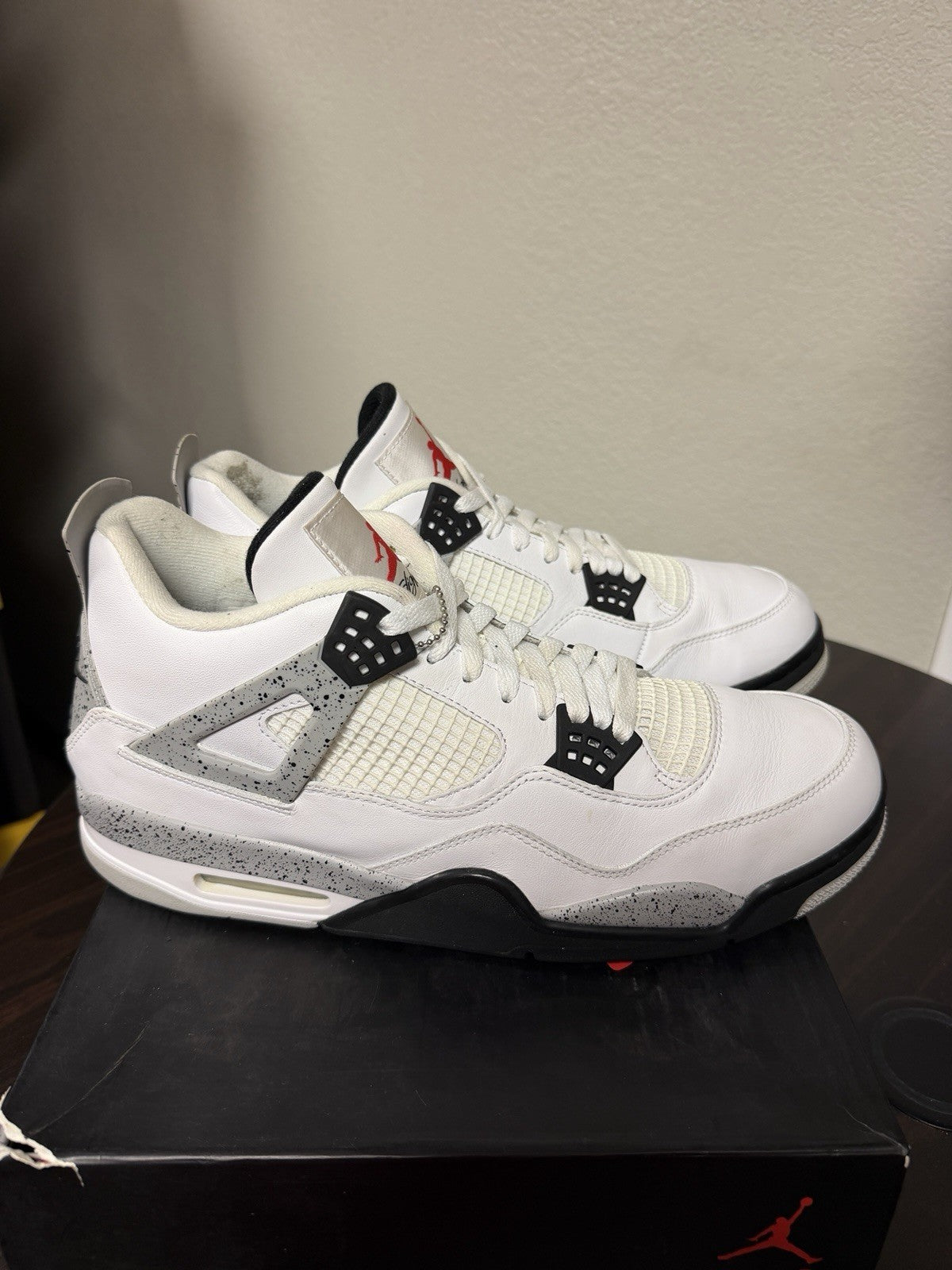 Size 14 - Air Jordan 4 Retro White Cement 2016 840606-192 OG Authentic