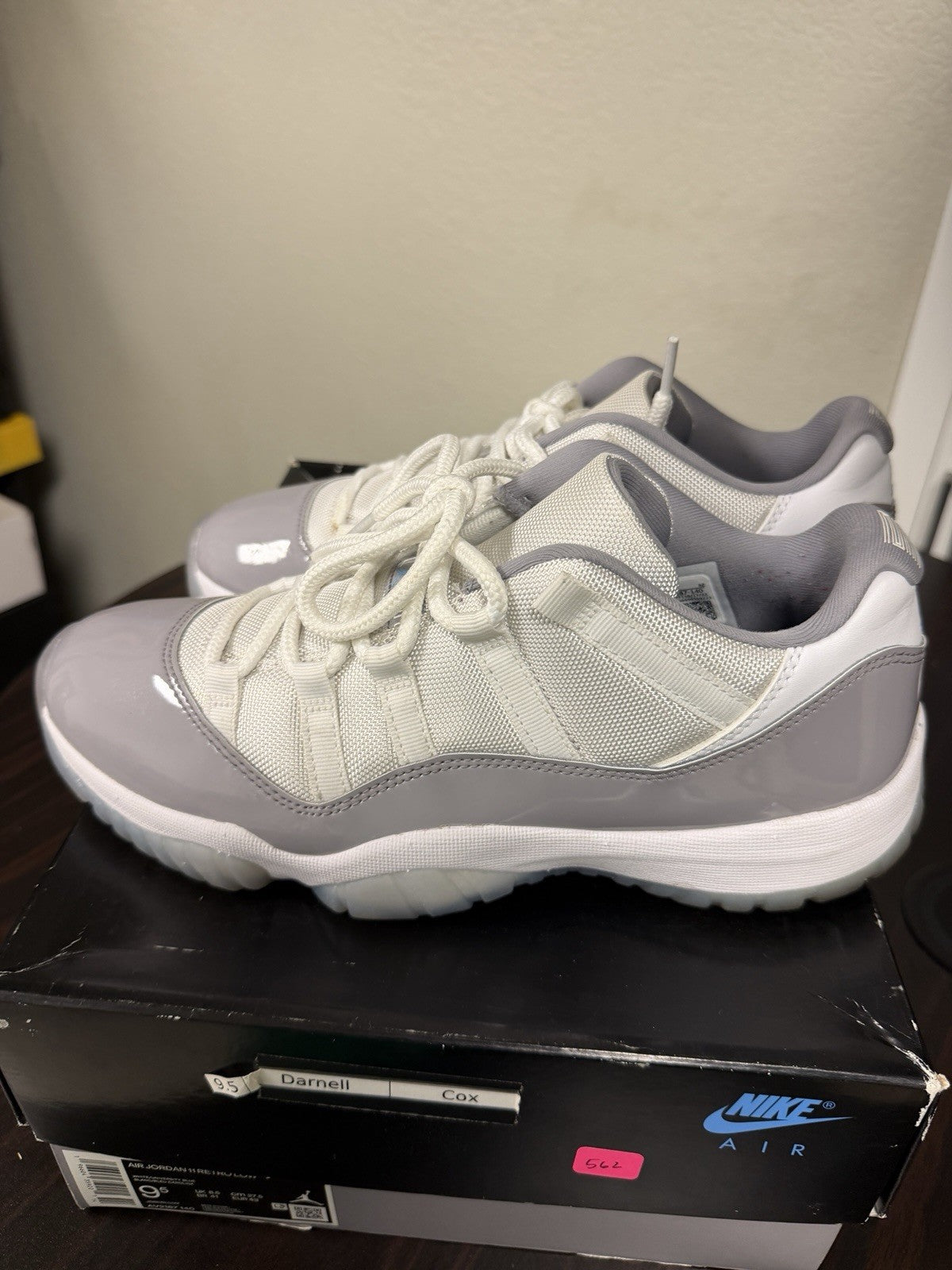 Size 9.5 - Air Jordan 11 Retro Low Cement Grey