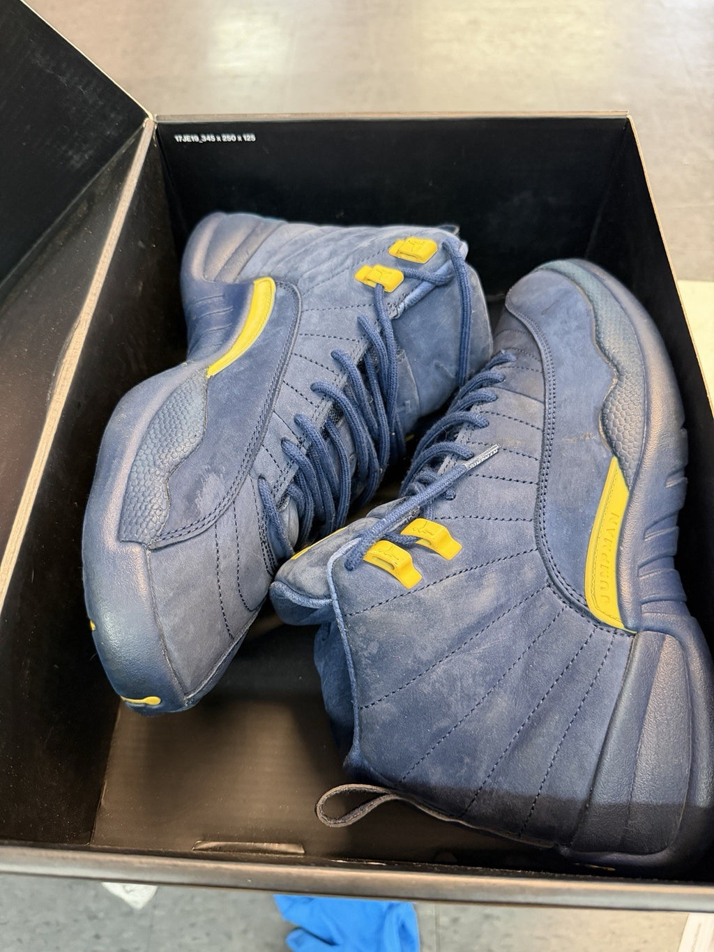 Jordan 12 Retro Michigan Size 9 Og All