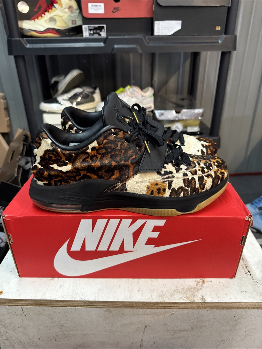 Size 13 - Nike KD 7 EXT QS Longhorn State 2015 | Replacement Box
