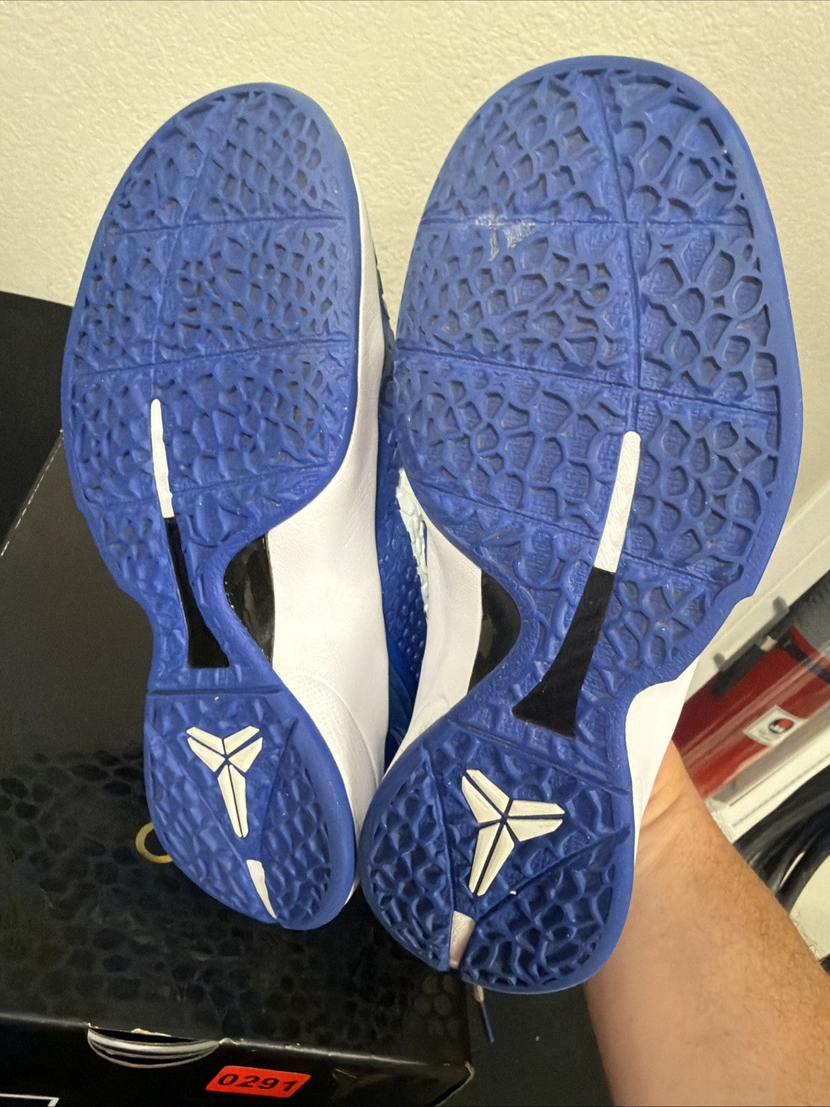 KIDS SIZE 5Y (W/6.5) Nike Kobe 6 Protro Dodgers Basketball Shoes GS FV9676-400