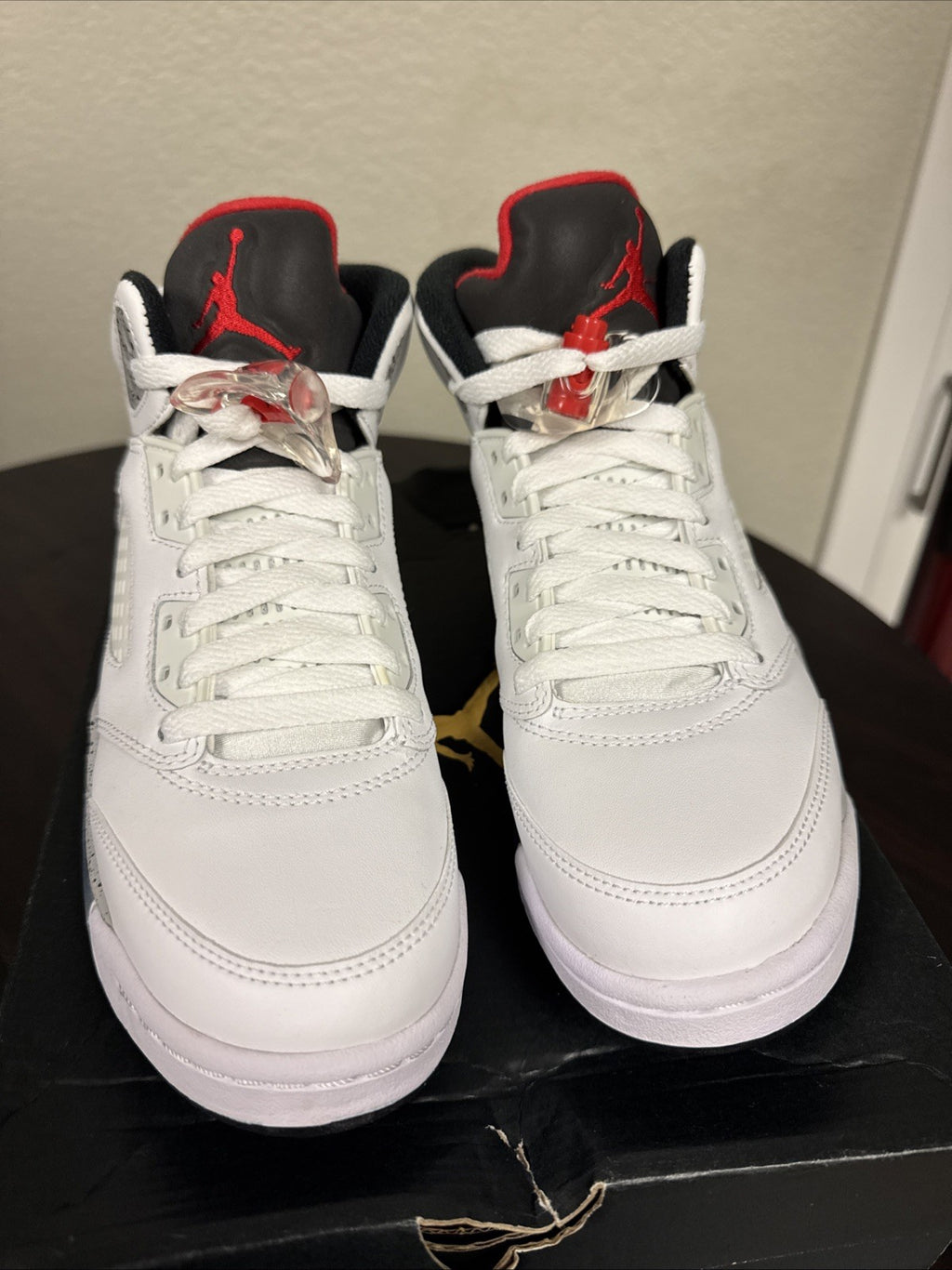 Size 5Y - Jordan 5 Retro White Cement (GS)
