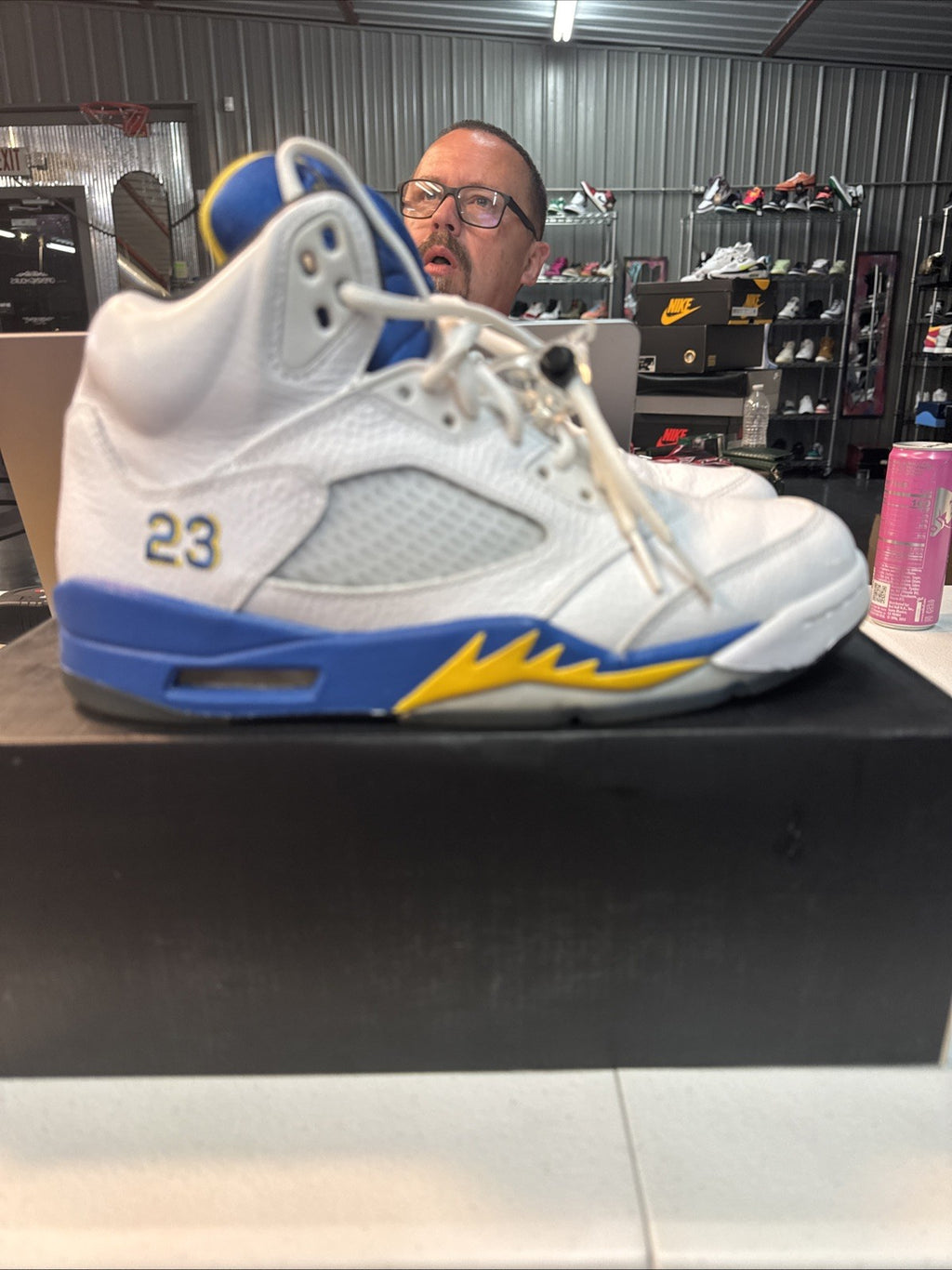Size 8 - 2013 Air Jordan 5 V Retro Laney HS