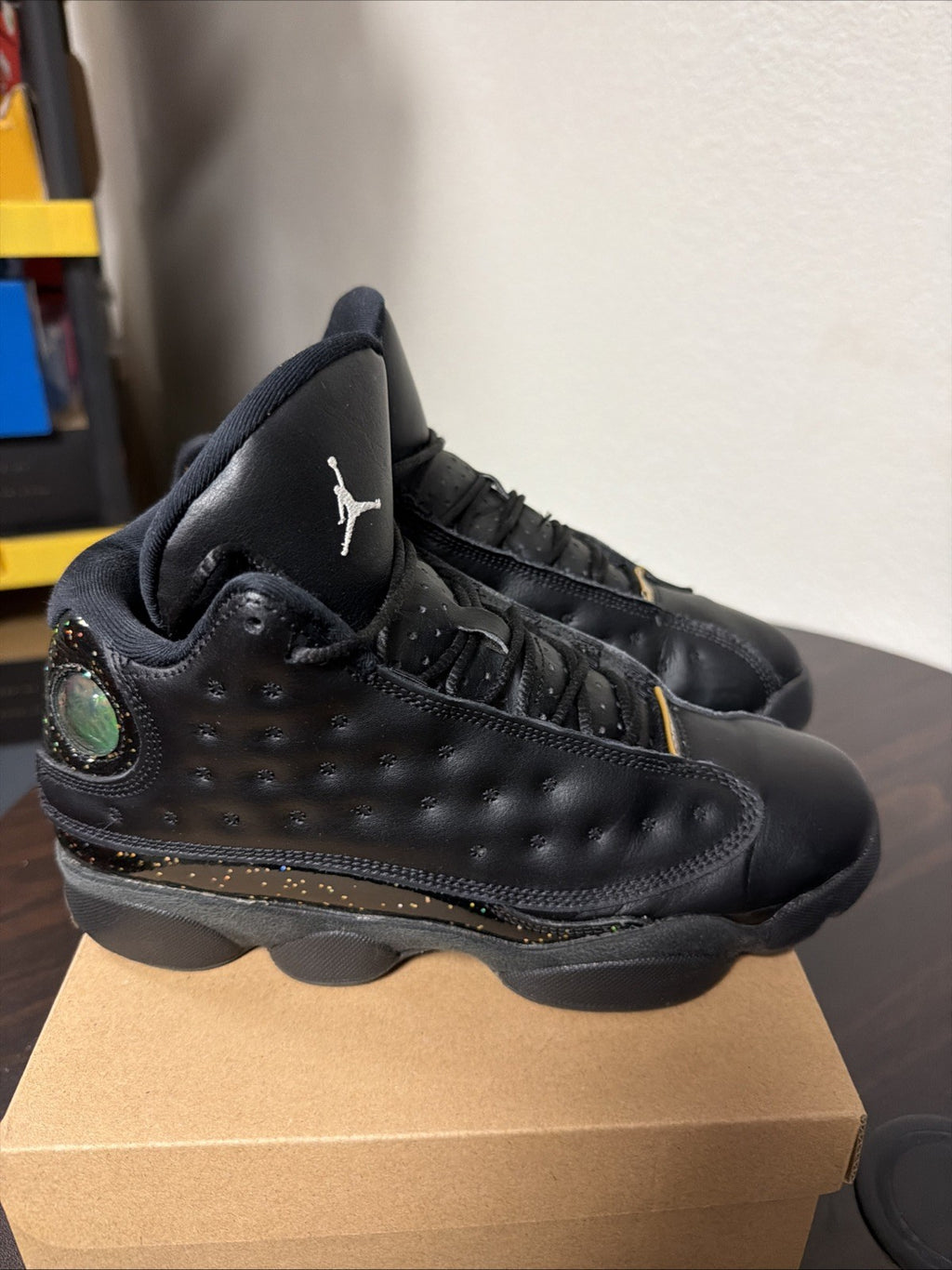 Nike Jordan Kid's Shoes Air Jordan 13 Retro (GS) Black Metallic Gold DC9443-007