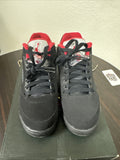 AIR JORDAN 5 RETRO LOW (GS) size 5y  Black Gym Red