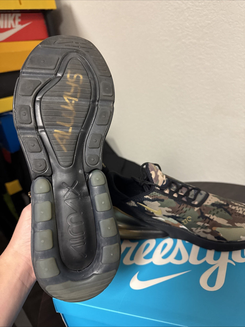 NIKE AIR MAX 270 DOERNBECHER FREESTYLE 2018 CAMO BV7112-001 - SIZE 11.5
