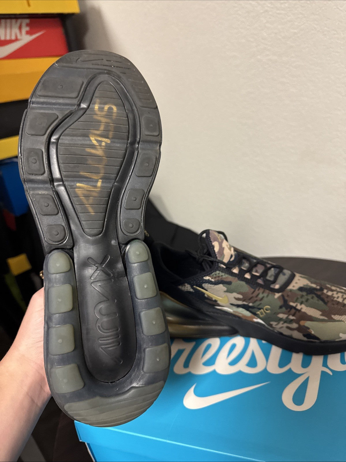 NIKE AIR MAX 270 DOERNBECHER FREESTYLE 2018 CAMO BV7112-001 - SIZE 11.5
