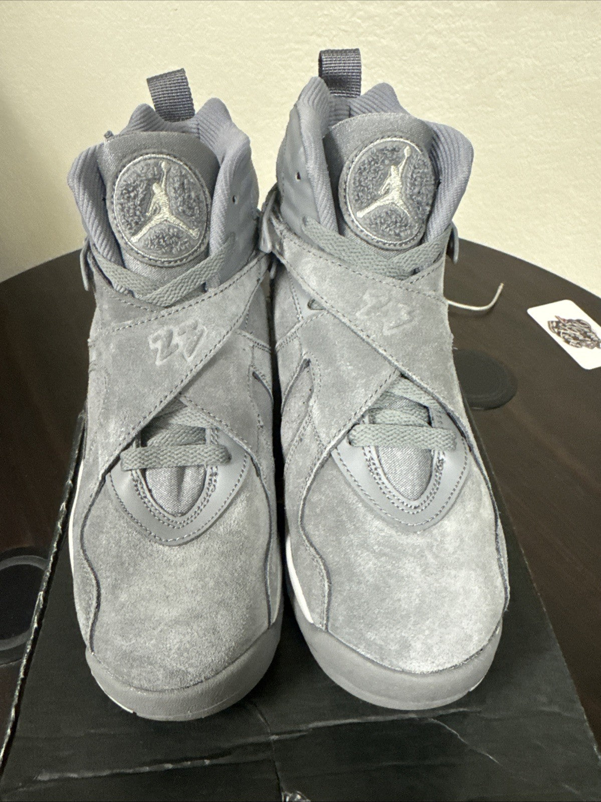 Size 5Y - Nike Air Jordan 8 Retro GS Cool Grey