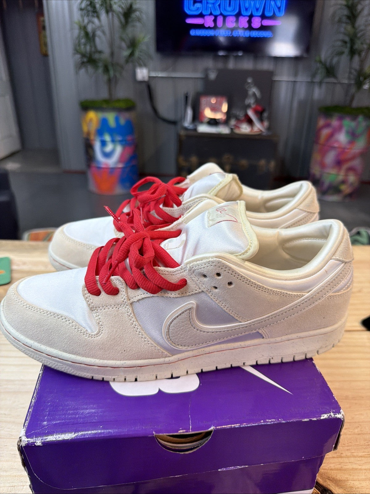 Mens Size 12 - Nike SB Dunk Low PRM City of Love Coconut Milk (FZ5654-100)