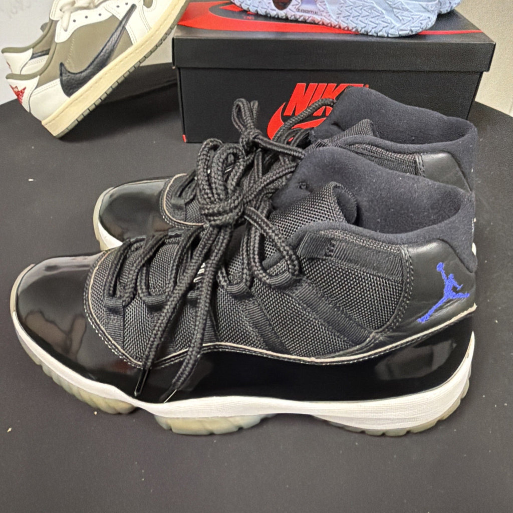 Jordan Air Jordan 11 Retro Space Jam High Top Sneaker Black White Concord