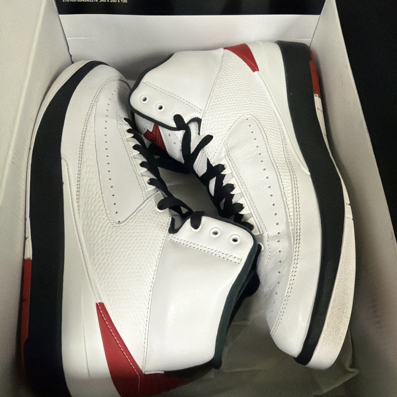 Nike Air Jordan 2 Retro OG Chicago 2022 DX2454-106 Complete W/ Box Mens Sz 10
