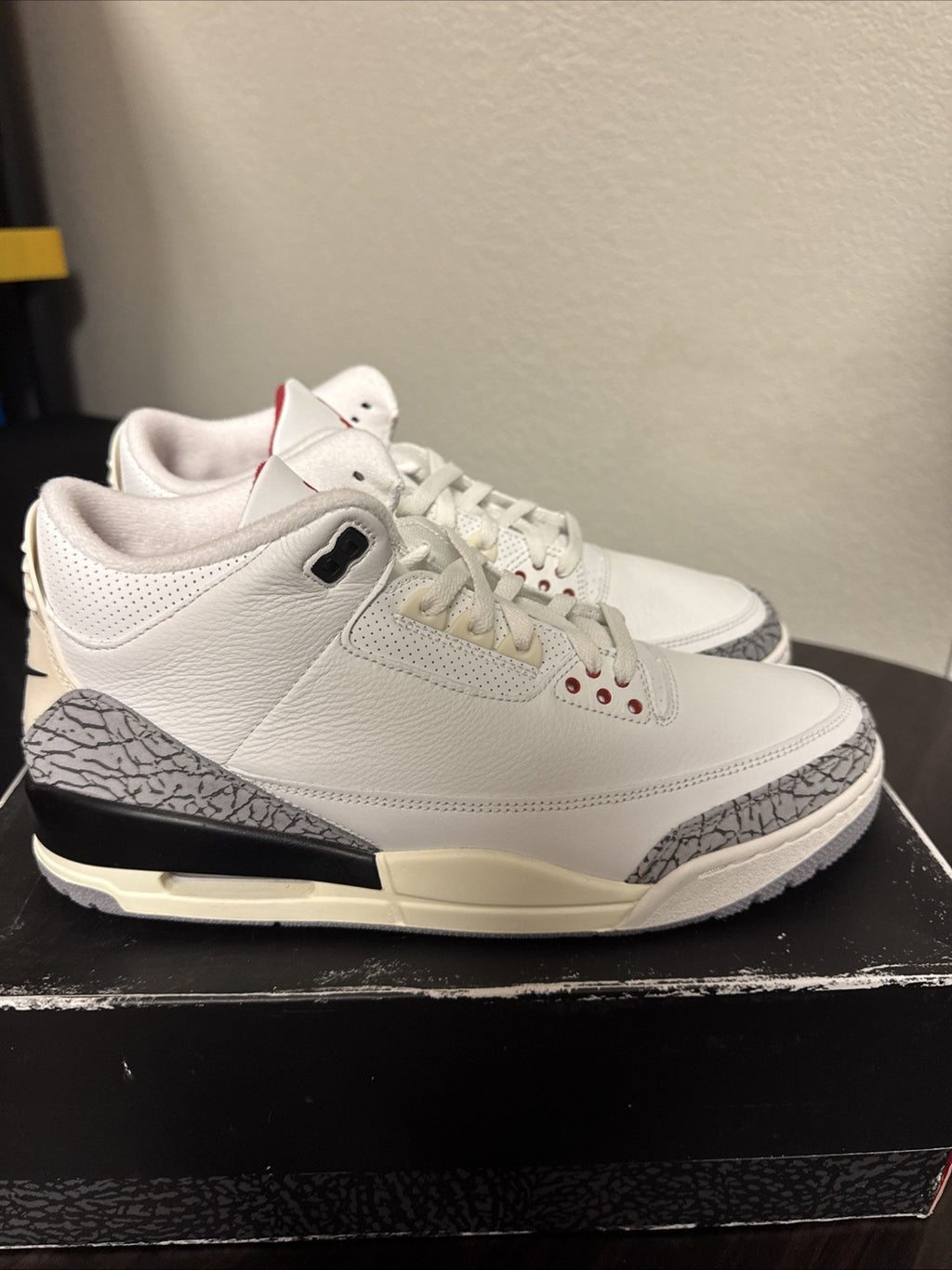 Air Jordan 3 Retro "WHITE CEMENT REIMAGINED" 2023 - Size 12 - dn3707 100 (1-48..