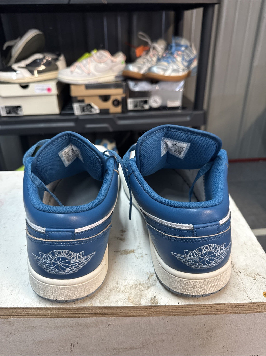 Size 11 - Jordan Air Jordan 1 Low SE Blue White | Replacement Box