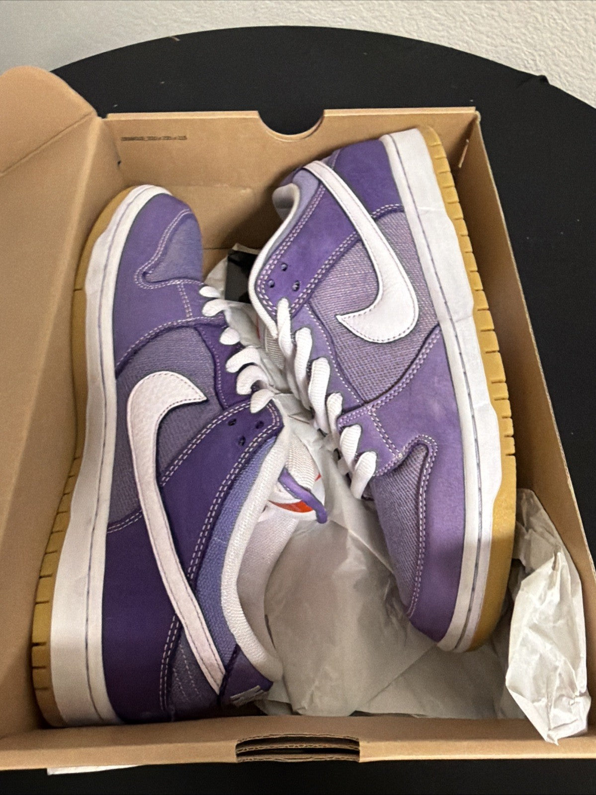 Size 10 - Nike Dunk SB Low Unbleached Pack - Lilac