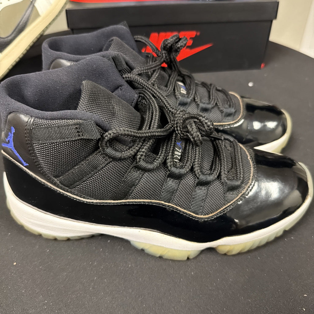 Jordan Air Jordan 11 Retro Space Jam High Top Sneaker Black White Concord