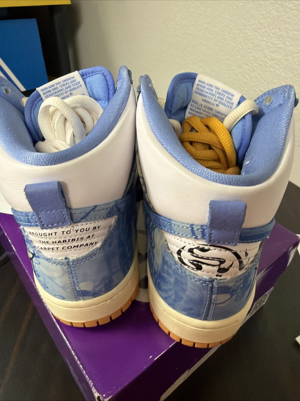 Size 9 - Nike Carpet Company x Dunk SB High Blue