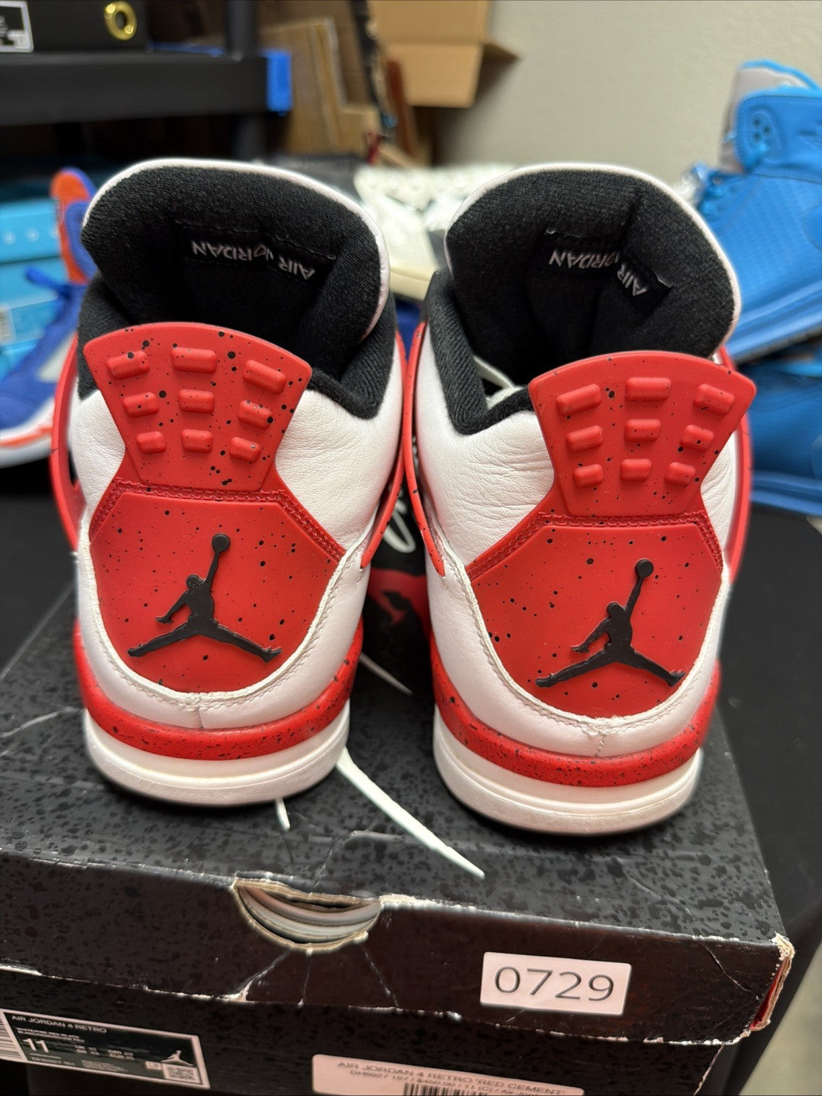 Size 11 - Jordan 4 Retro Mid Red Cement