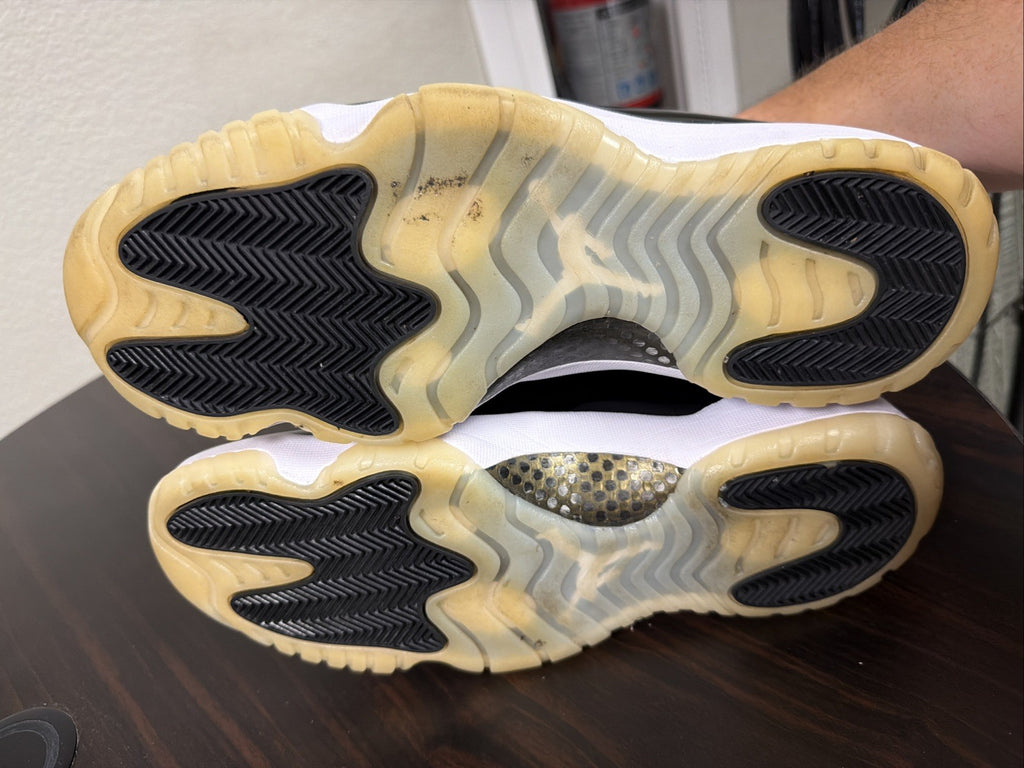 Jordan Air Jordan 11 Retro Gratitude White Metallic Gold Black 🔥🔥