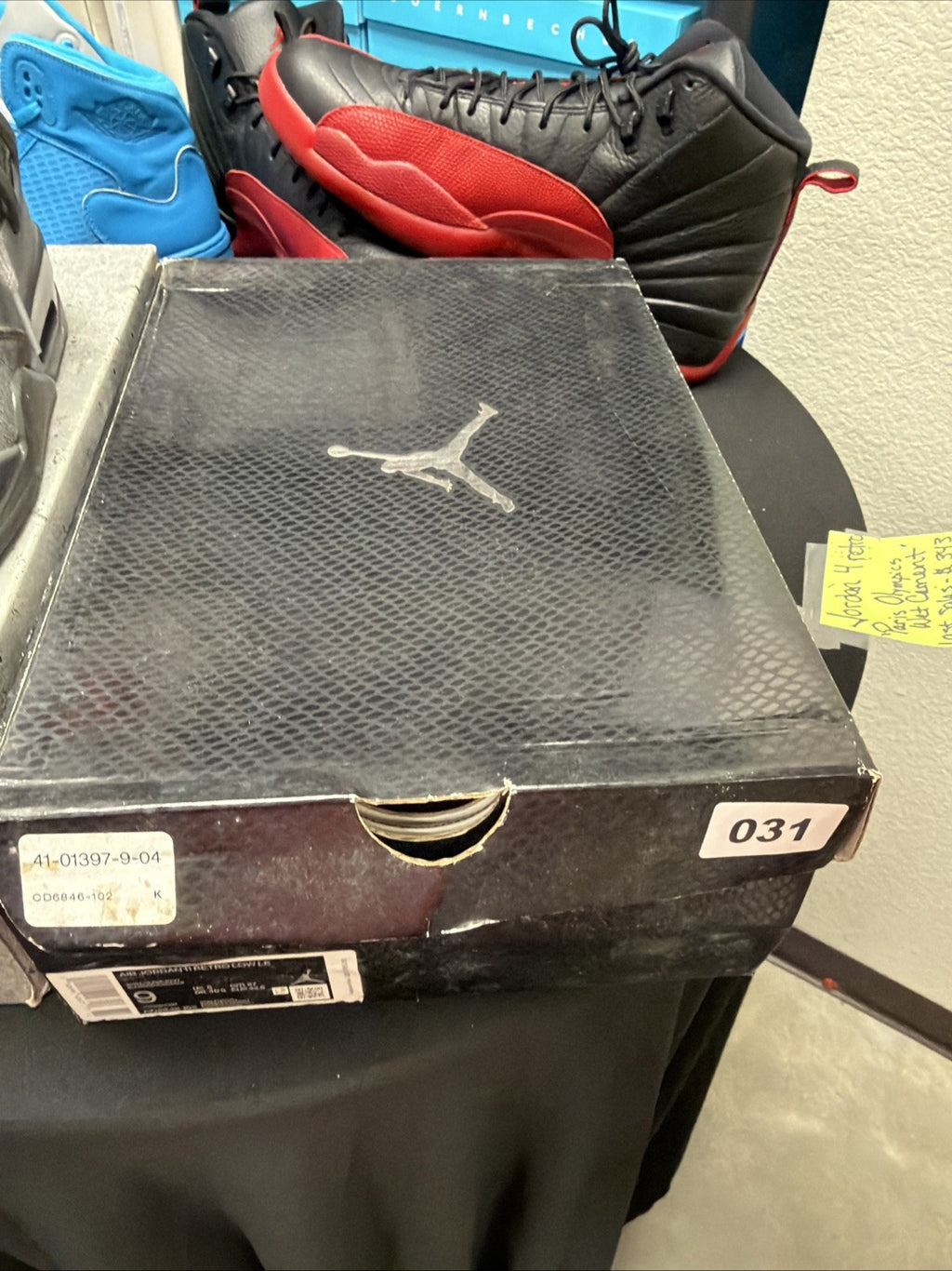 Size 9 - Jordan 11 Navy Snakeskin