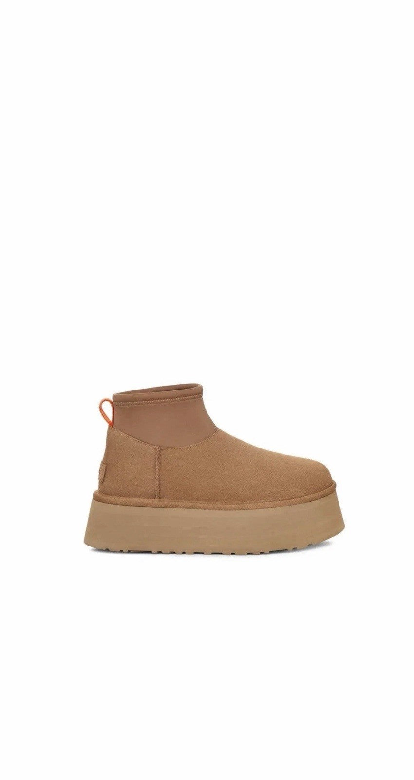 Women UGG Classic Mini Dipper Platform Boot 1168170 Chestnut Twinface Authentic