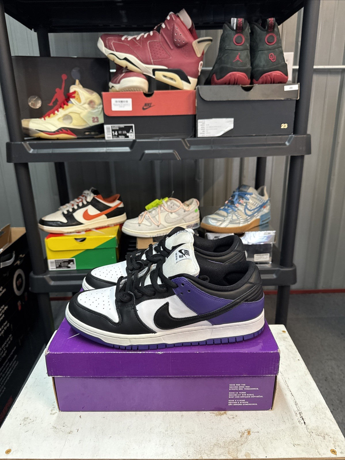 Size 12 - NIKE SB DUNK LOW “COURT PURPLE”