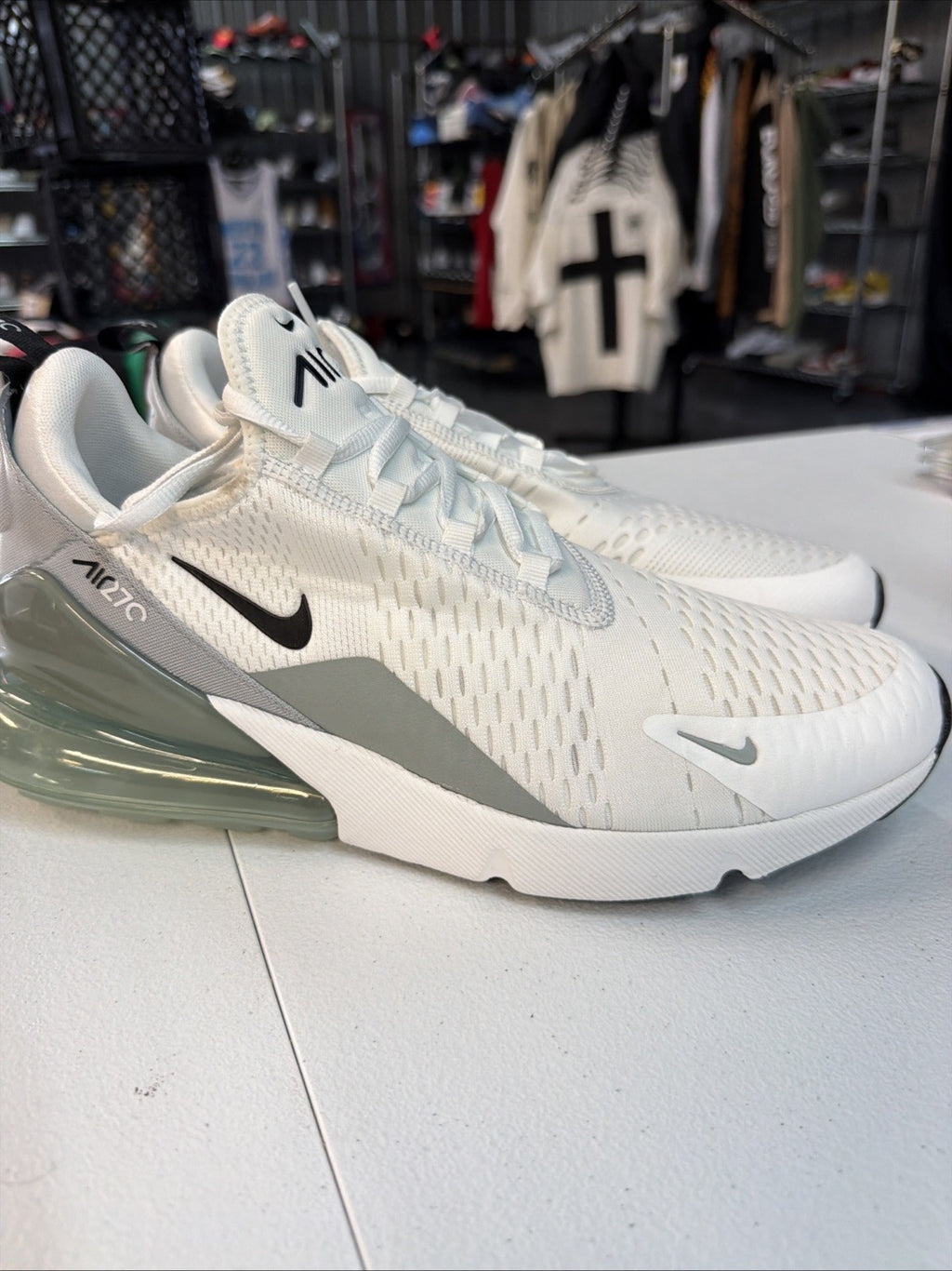 Nike Air Max 270 White Black Oreo Panda Running Shoes AH8050-100 Size 11.5