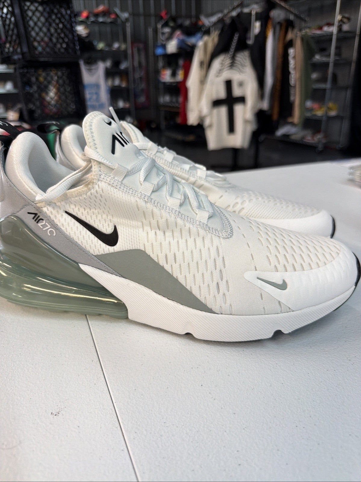 Nike Air Max 270 White Black Oreo Panda Running Shoes AH8050-100 Size 11.5