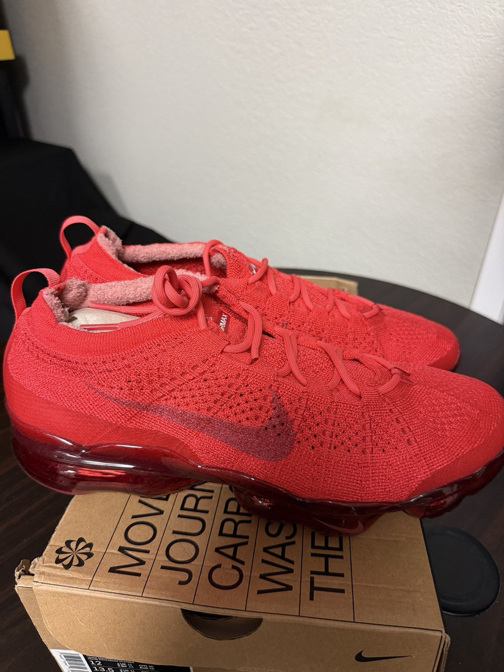 Size 12 - Nike Air VaporMax 2023 Flyknit Triple Red