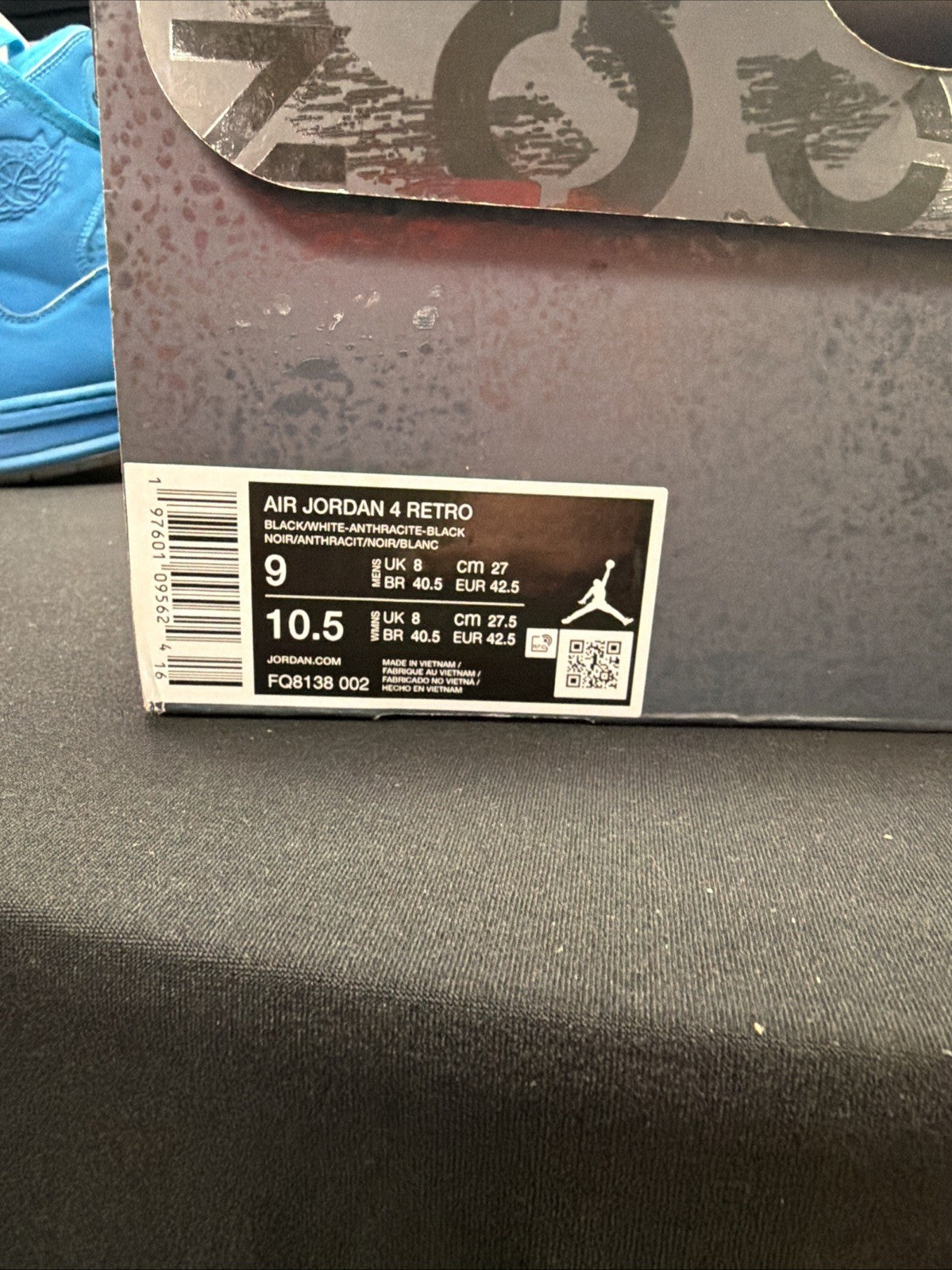 Size 9 - Air Jordan 4 Retro 2024 Fear