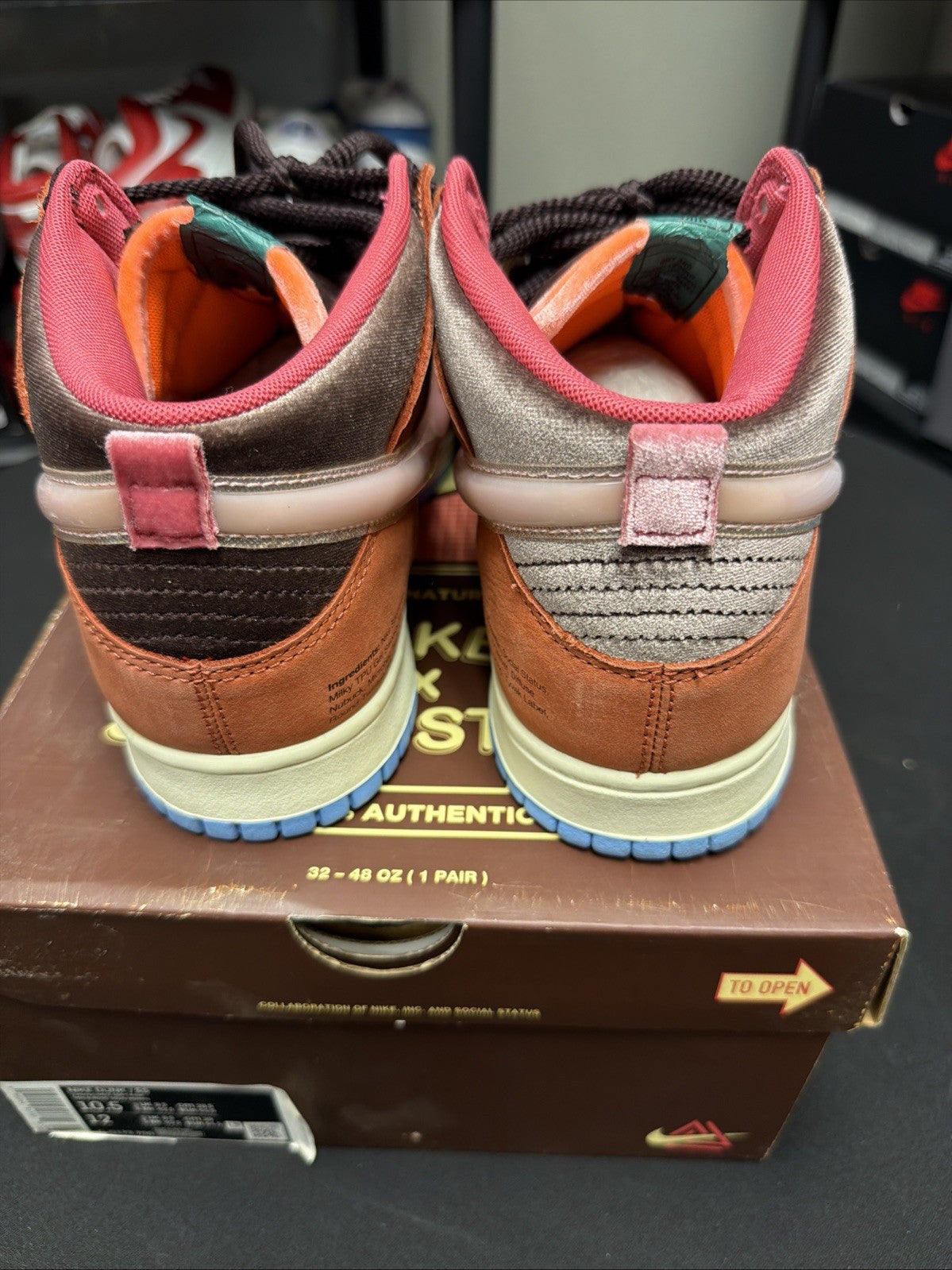 Size 10.5 - Nike Social Status x Dunk Mid Chocolate Milk