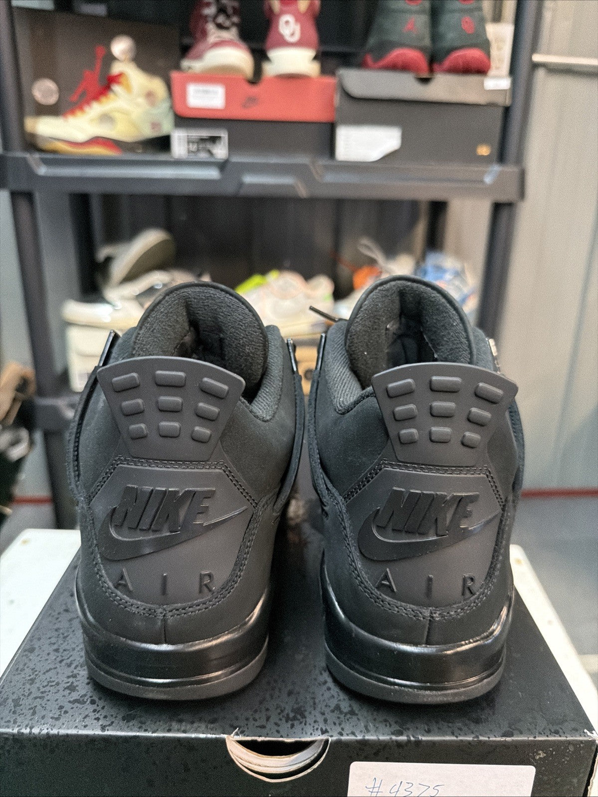 Size 11 - Air Jordan 4 Retro 2025 Black Cat FV5029-010 Pre-owned Authentic