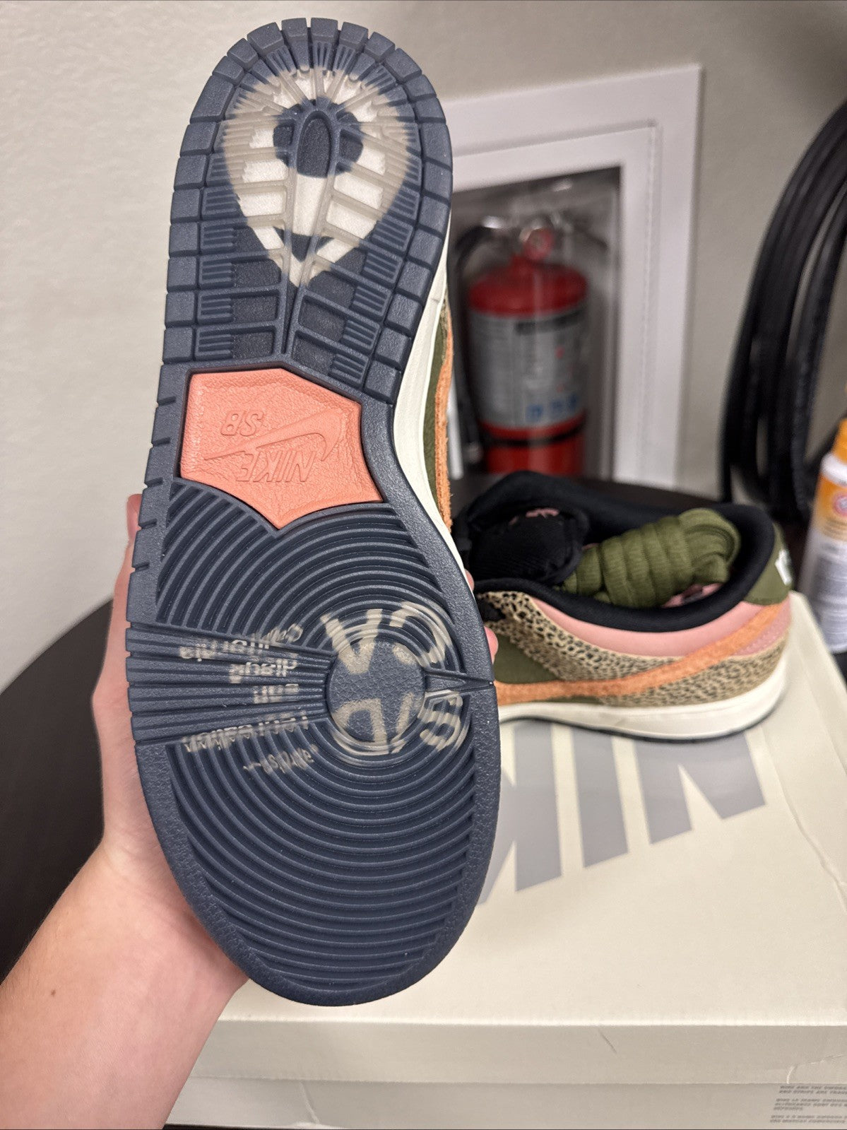 Size 9.5 - Nike SB Dunk Low Pro Arts-Rec Rust Pink Rough Green