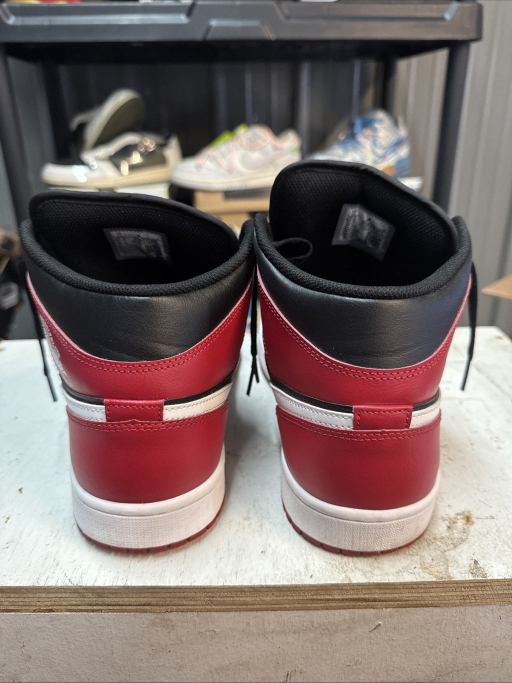 Size 11 - Nike Air Jordan 1 Mid Bred Toe