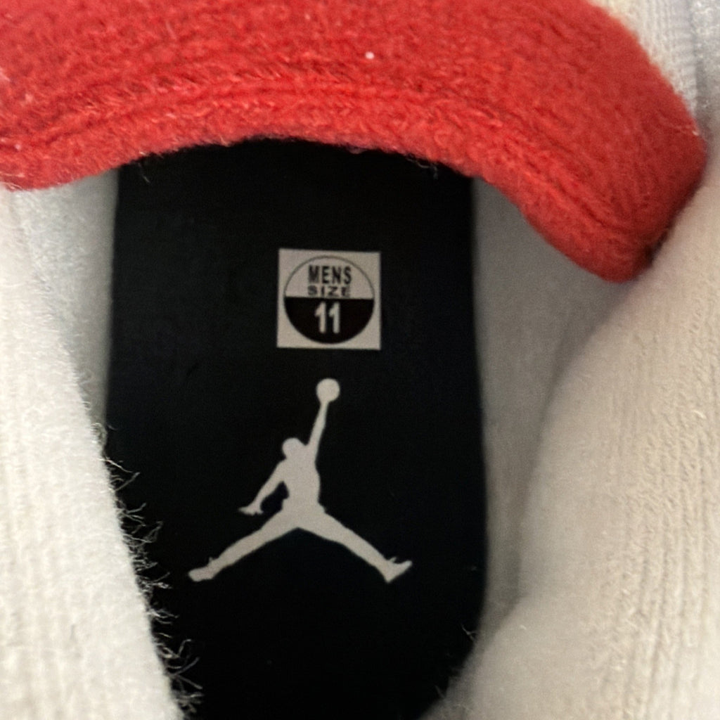 Nike Men's Air Jordan 4 RM White Fire Red Athletic Shoes Sneakers Trainers New