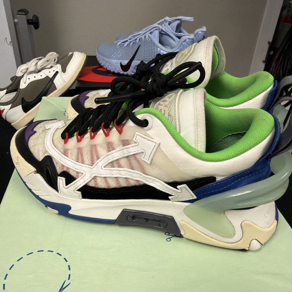 Off-White ODSY-2000 Colorblock White Black Blue Size 8 men /41 Super Clean