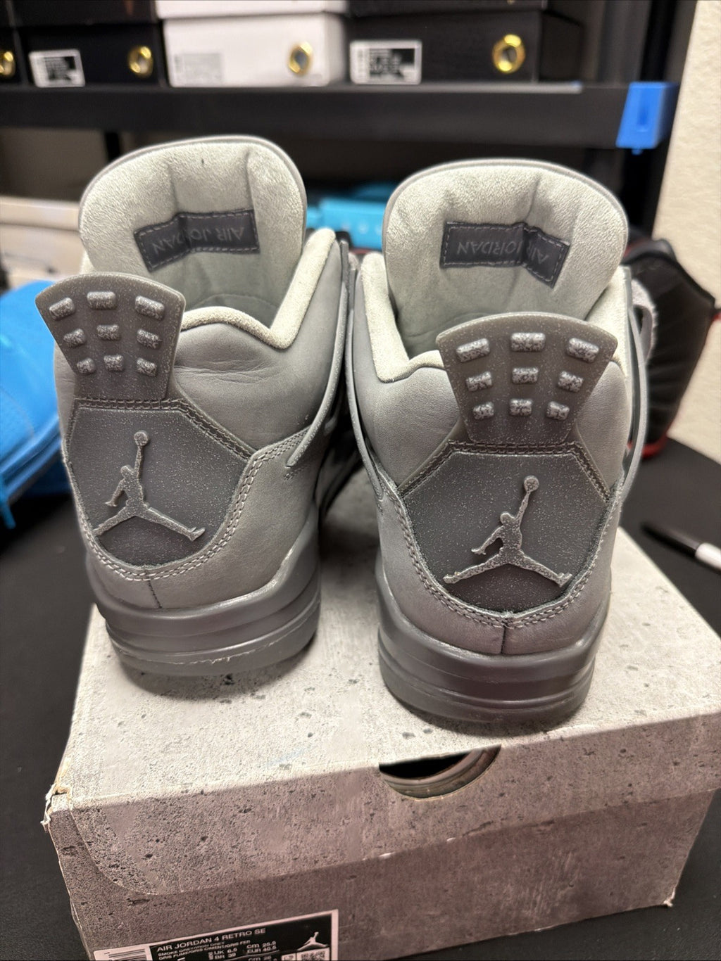 Size 7.5- Air Jordan 4 Retro SE Wet Cement