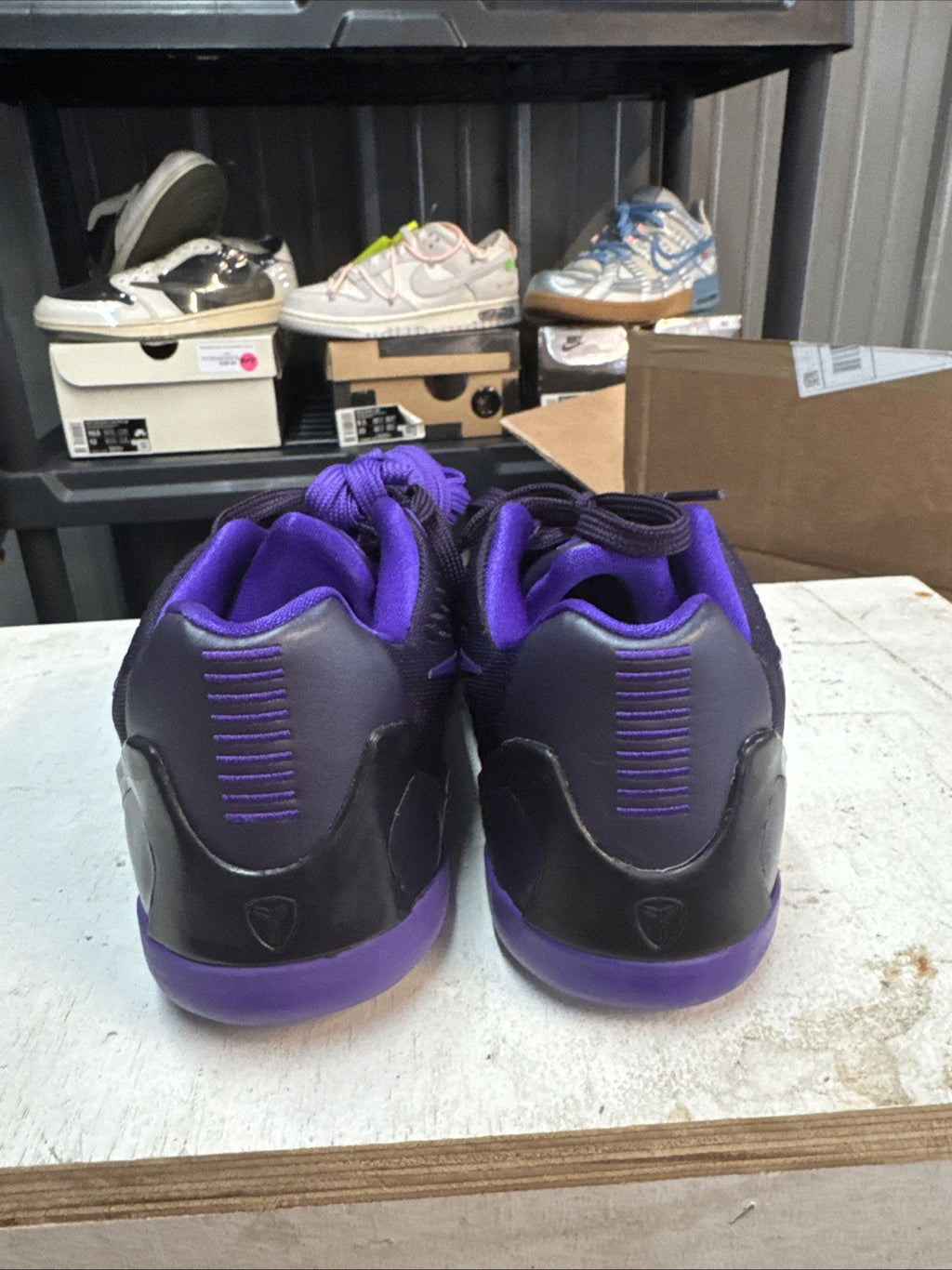 Size 5.5y - Kobe Ix Low Em Gs ‘Purple Dynasty’ | Replacement Box