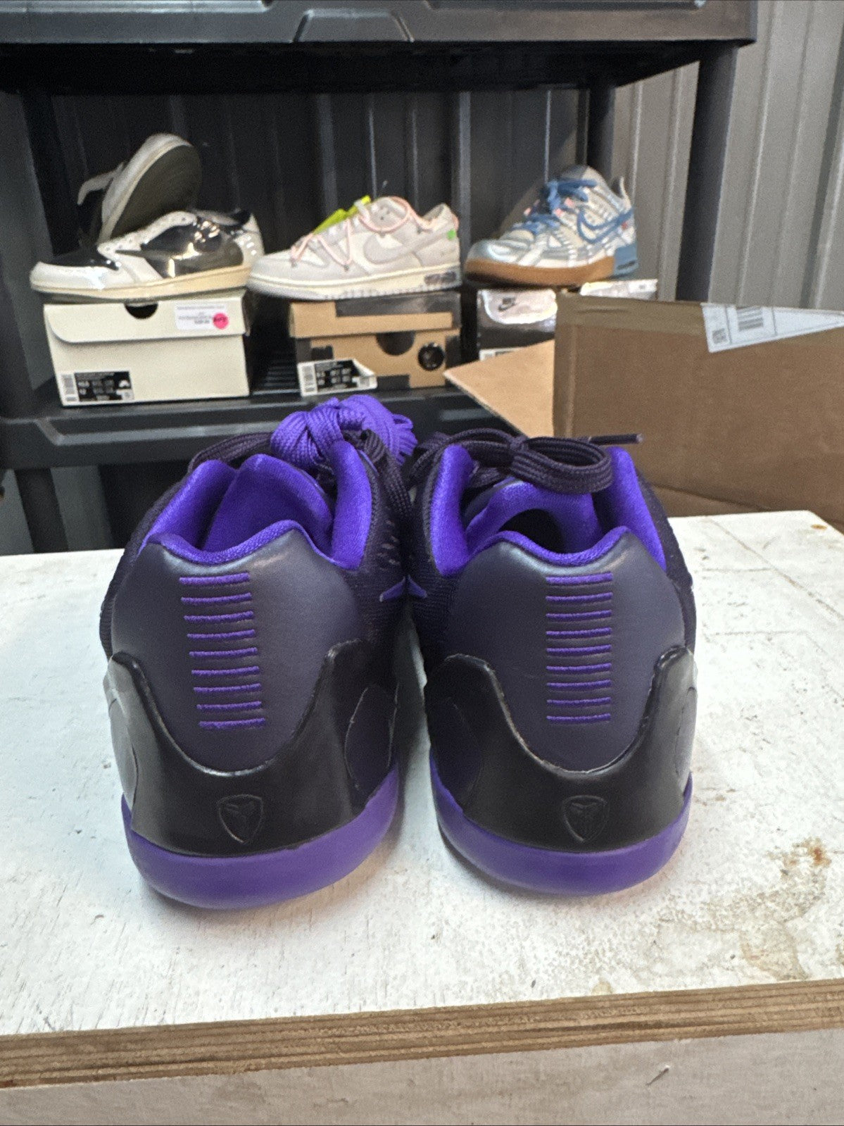 Size 5.5y - Kobe Ix Low Em Gs ‘Purple Dynasty’ | Replacement Box