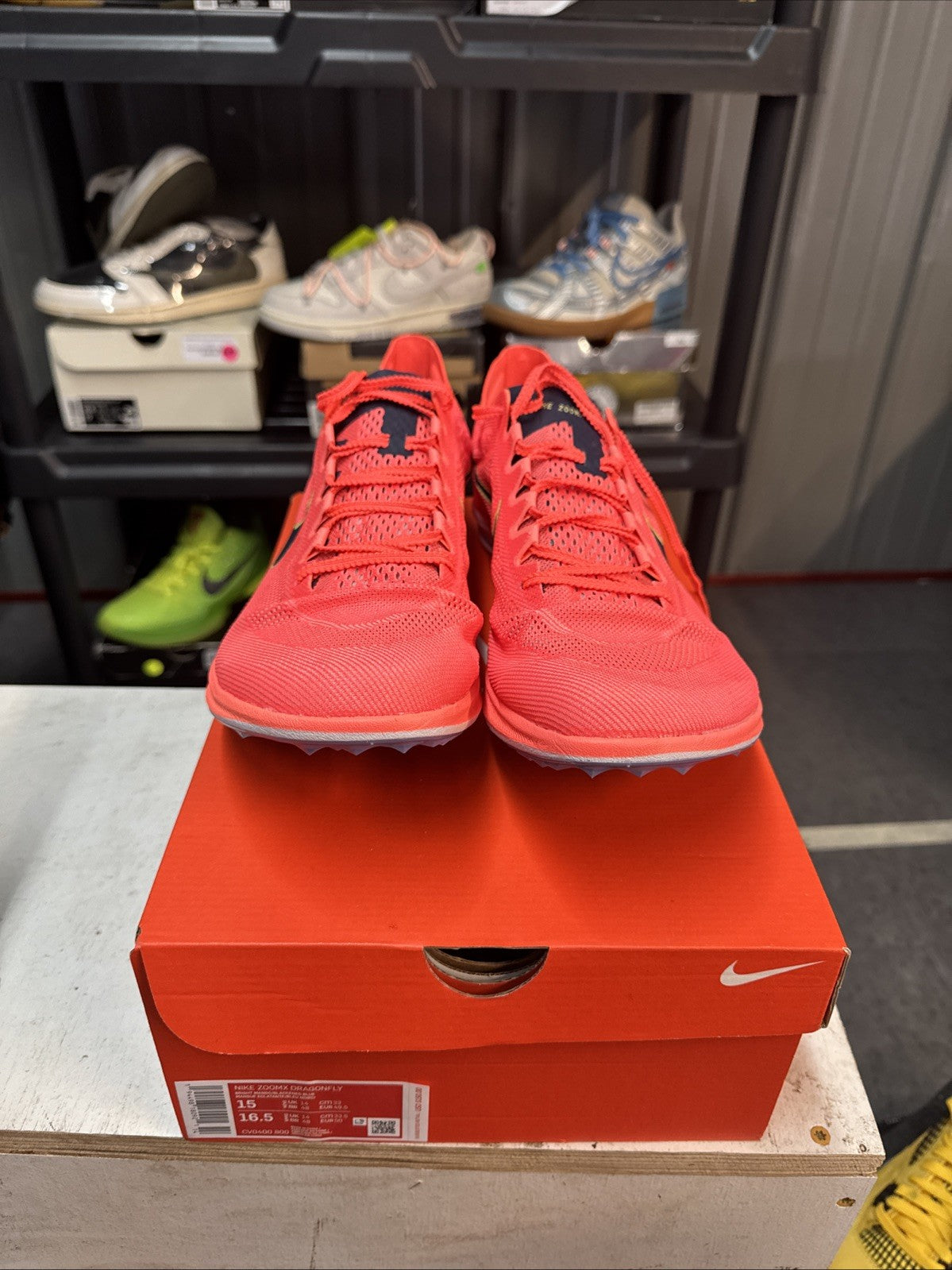 Size 15 - Nike ZoomX Dragonfly ‘Bright Mango’ Track Spikes