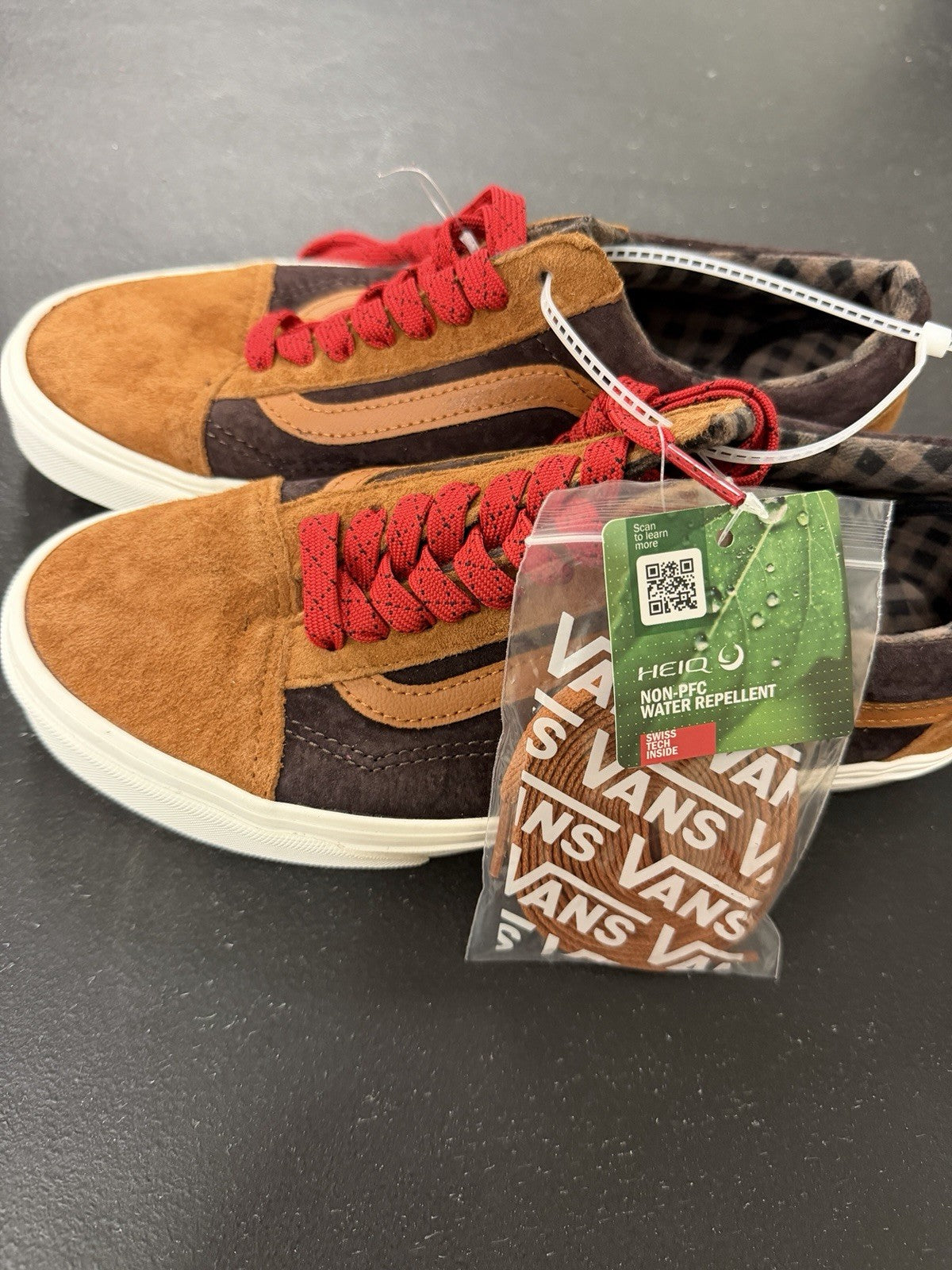 Vans Old Skool Low Cut Pig Suede Plaid VN0A2Z42N1Z Men's Size