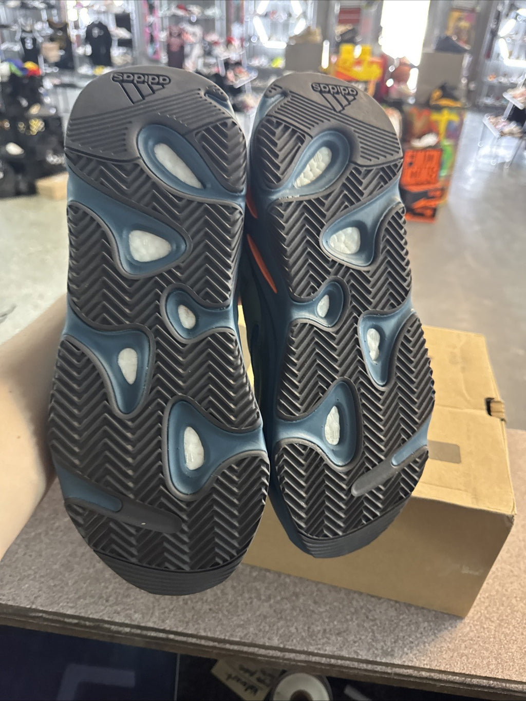Size 11 - Adidas Yeezy Boost 700 Faded Azure | Wore Once