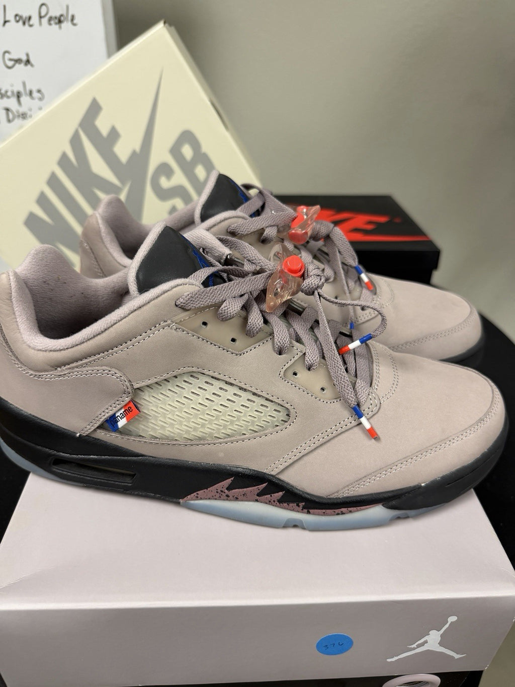 Size 12 - Paris Saint-Germain x Air Jordan 5 Retro Low Paname
